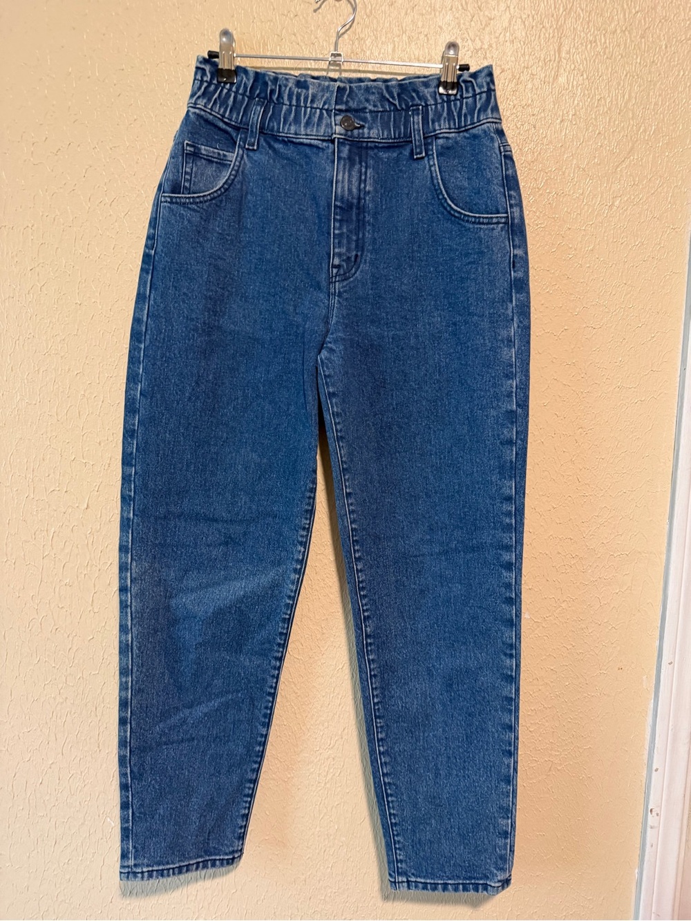 Current/Elliott High Waist Mom Jeans Flash Elastic‎ Waist Size 26